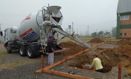 Paraíso do Sul: obra segue em andamento junto ao Ginásio Municipal