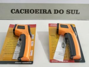 BM de Cachoeira do Sul recebe doação de dois termômetros infravermelho