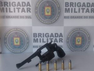 Brigada de Cachoeira do Sul recupera arma furtada e munições