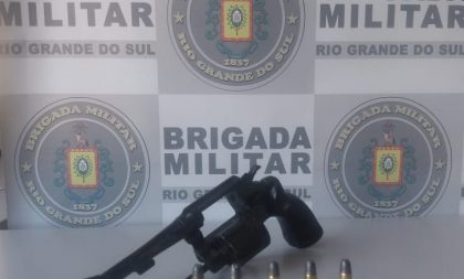 Brigada de Cachoeira do Sul recupera arma furtada e munições