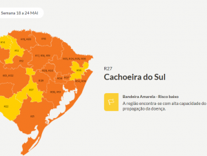 Regras mais leves: Cachoeira do Sul segue em bandeira amarela no Distanciamento Controlado