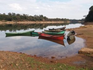 Chuva na região eleva o nível do Rio Jacuí em Cachoeira