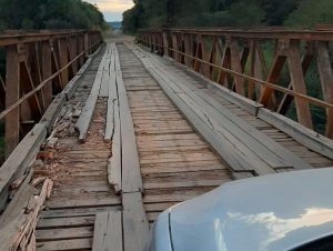 Produtores rurais cobram melhorias na ponte sobre o Arroio Capané