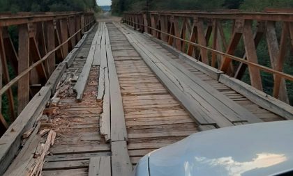 Produtores rurais cobram melhorias na ponte sobre o Arroio Capané