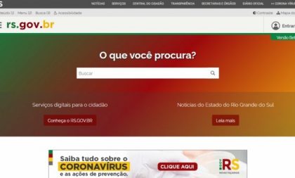 Estado oferece serviços digitais como alternativa em período de quarentena