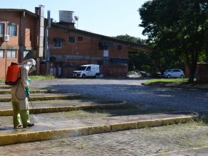 Áreas públicas de Cachoeira são higienizadas