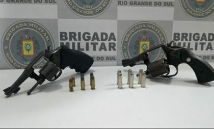 Noêmia: BM prende jovem e apreende armas de fogo