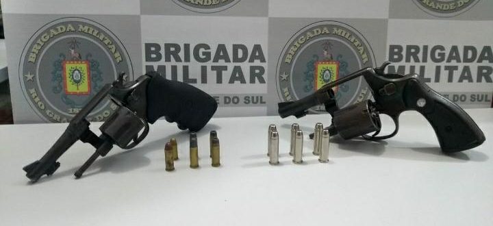 Noêmia: BM prende jovem e apreende armas de fogo