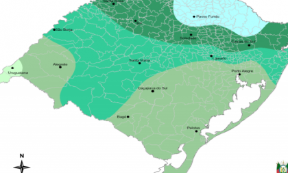 Tempo fica úmido e chove no Estado nos próximos dias