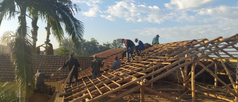 Paraíso do Sul: Secretaria de Saúde realiza troca de telhado