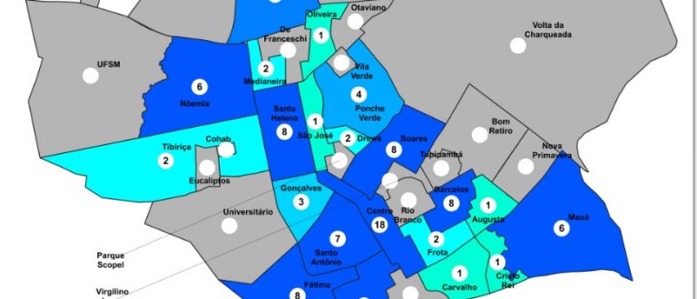 Mapa da Covid-19 mostra distribuição de casos em Cachoeira