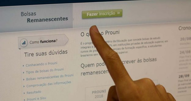 Primeira chamada do Prouni termina nesta terça-feira