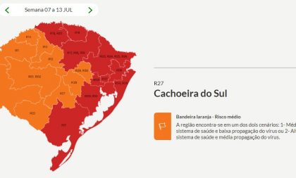 Distanciamento Controlado: Cachoeira segue na bandeira laranja