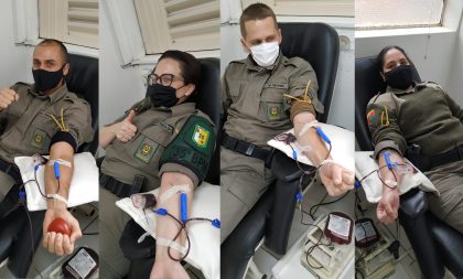 BM de Cachoeira do Sul participa da Campanha Sangue Brigadiano