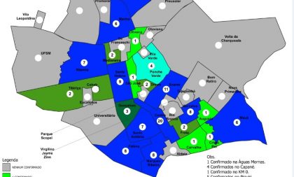 Centro de Cachoeira se mantém na liderança dos casos de coronavírus