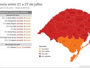 Cachoeira segue na bandeira vermelha e comércio deve fechar na terça