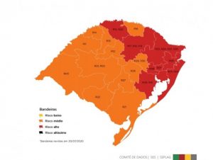 Mapa definitivo da 11ª rodada do Distanciamento Controlado tem oito regiões em vermelho