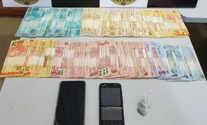 Polícia Civil apreende mais de R$ 4 mil do tráfico