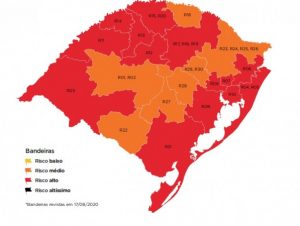 Mapa definitivo da 15ª rodada do Distanciamento Controlado traz 14 regiões em vermelho