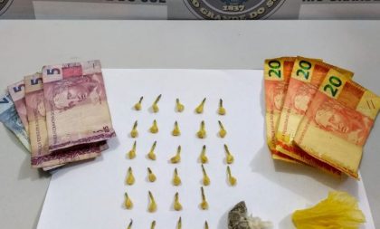 BM apreende adolescente de 16 anos com drogas no Noêmia