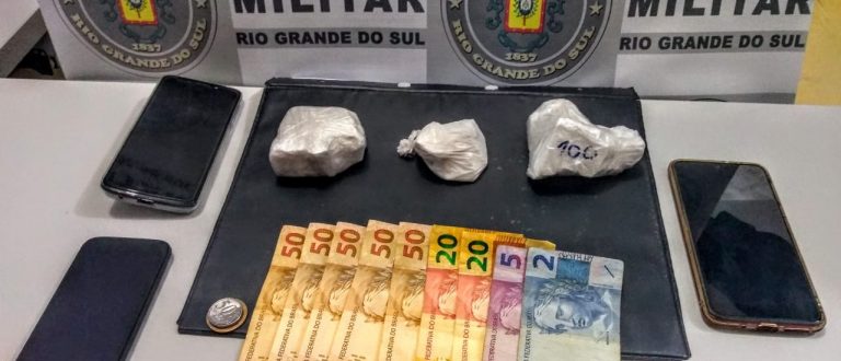 BM prende trio por tráfico de drogas no Marina