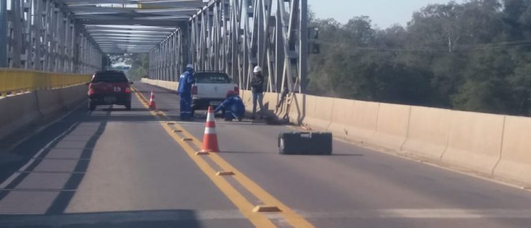 Obras de manutenção deixam a Ponte do Fandango em meia pista