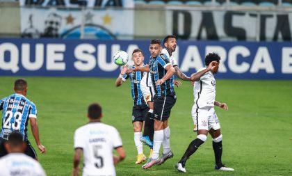 Grêmio empata sem gols com o Corinthians, em casa, pela 3ª rodada do Brasileirão