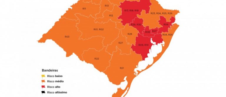 Distanciamento Controlado: confira mapa definitivo no RS