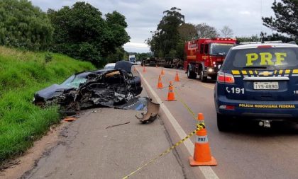 BR-290: acidente mata mulher e deixa 4 feridos