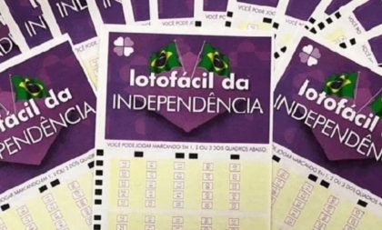 Aposta de Cachoeira leva R$ 2,4 milhões na Lotofácil da Independência