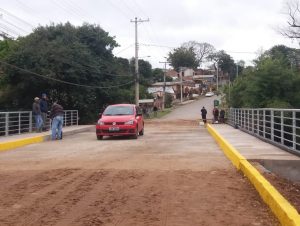 Trânsito liberado na nova ponte do Arroio Amorim