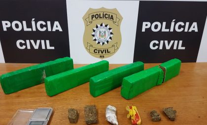 Polícia apreende 4,5 quilos de maconha no Bosque, interior de Cachoeira