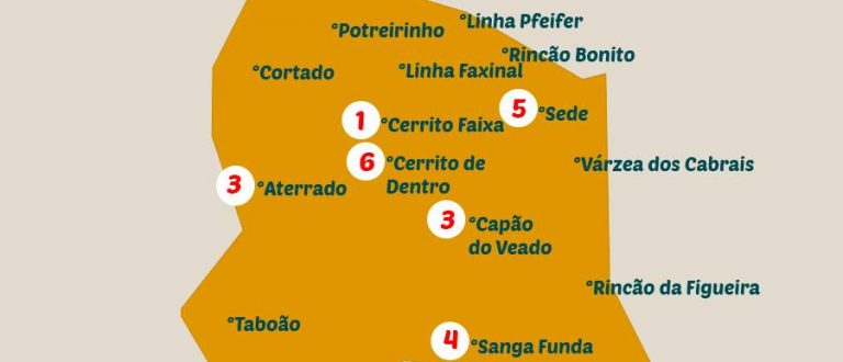 Novo Cabrais: Mapa da Covid mostra incidência no Município