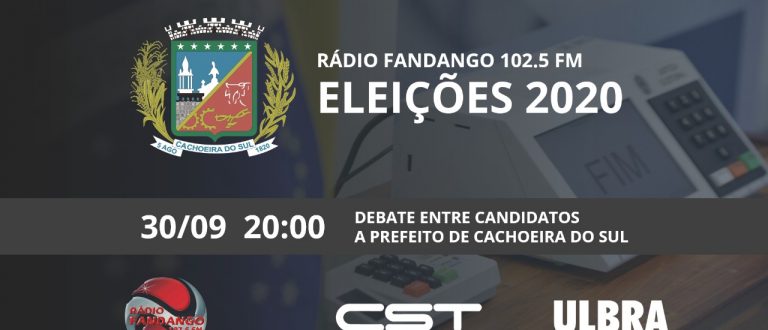 Rádio Fadango realiza debate com candidatos à Prefeitura