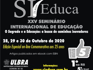 Inscrições abertas para a 25ª edição do Sieduca