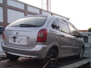 Brigada localiza carro adulterado no Bairro Barcelos