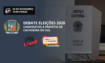 Siprom realiza debate com candidatos à Prefeitura na quarta-feira (4)