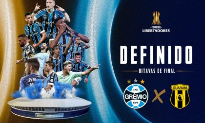 Grêmio pega Guaraní nas oitavas