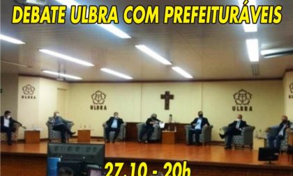 Ulbra Cachoeira do Sul realiza debate com candidatos à Prefeitura