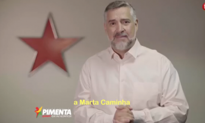 Paulo Pimenta divulga vídeo em apoio a Marta