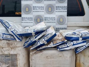 Brigada Militar apreende defensivos agrícolas em estrada do interior