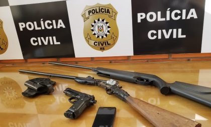 Noêmia: Polícia detém homem por porte irregular de arma de fogo