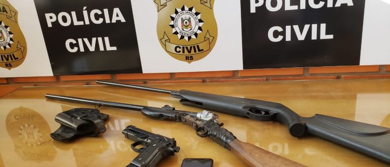 Noêmia: Polícia detém homem por porte irregular de arma de fogo