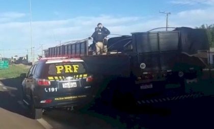 VÍDEO: PRF apreende carga milionária na BR-290