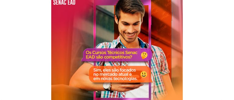 Senac está com inscrições abertas para cursos técnicos EAD