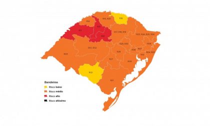 Estado confirma bandeira laranja para Cachoeira do Sul