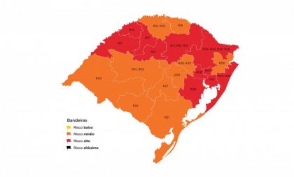 Classificação prévia: Cachoeira segue na bandeira laranja