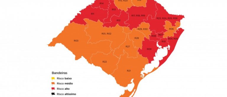 Classificação prévia: Cachoeira segue na bandeira laranja