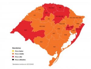 Mapa definitivo da 29ª rodada do Distanciamento Controlado traz oito regiões em vermelho