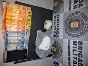 Bairro Carvalho: BM apreende cocaína tipo escama de peixe